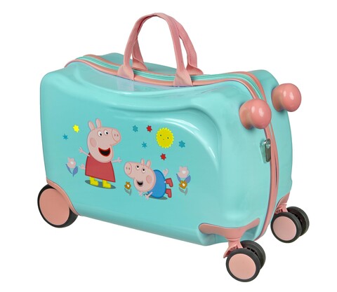 Undercover Peppa Pig Ride-On Trolley – Kinderkoffer mit Sitzfunktion - Wie neu