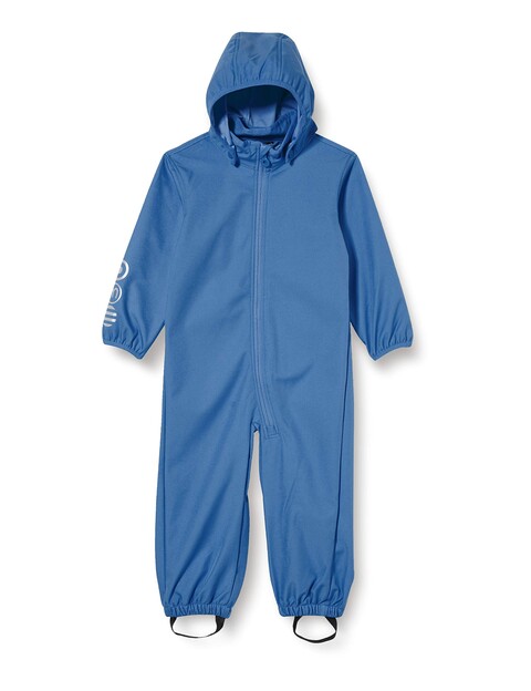 Minymo Softshellanzug Blau Gr. 80 – Wasserdicht, Atmungsaktiv, Reflektoren - Neu