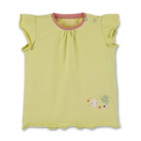 Sterntaler Kurzarm-Shirt hellgrün Größe 68 – Baby T-Shirt aus Baumwolle - Neu