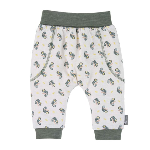 Sterntaler Babyhose ecru melange Gr. 68 – Bequeme Jersey-Hose mit Bündchen - Neu