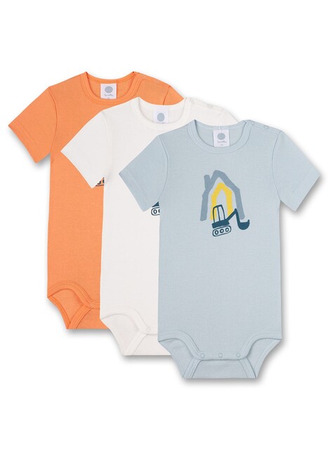Sanetta Body Set Blau Größe 68 – Ärmellose Baby-Bodys im Doppelpack - Neu