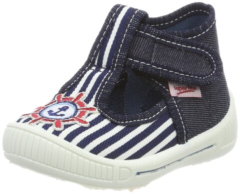 Superfit Hausschuh Bully ocean kombi Größe 19 – Bequemer Kinderhausschuh - Neu