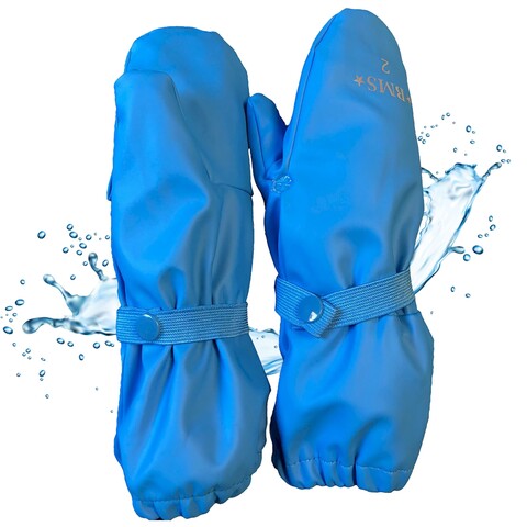 BMS SoftSkin® Buddelhandschuhe hellblau – Wasserdichte Kinderhandschuhe - Neu