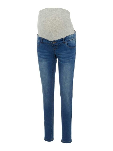 mama licious Umstandsjeans MLFIFTY Medium Blue Größe: 26/32