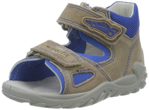 Superfit Flow Jungen Sandale blau/orange Größe 19 – Lauflernschuh - Neu