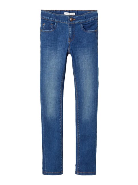 Name it Polly Skinny Jeans für Mädchen in Medium Blue Denim, Größe 80 - Neu