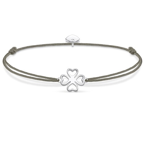 Thomas Sabo Damen Armband 925er Sterling Silber Kleeblatt
