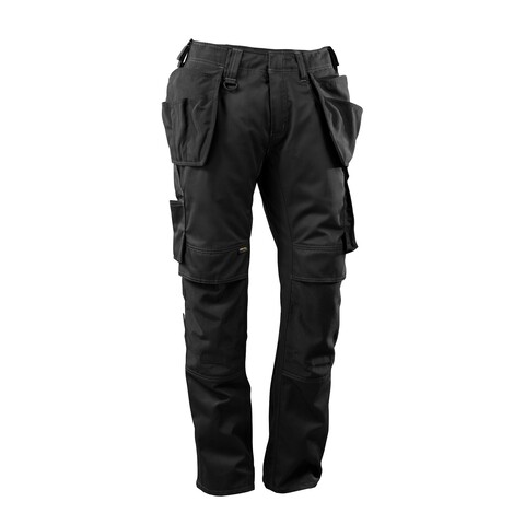 Mascot Arbeitshose mit Hängetaschen, leicht, Größe 82C51, Schwarz - Neu