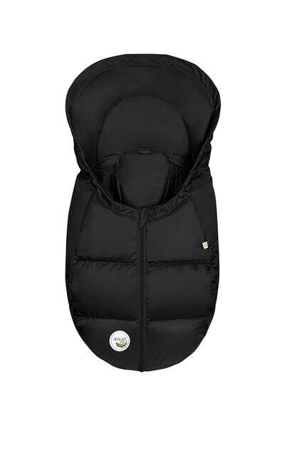odenwälder Fußsäckchen BabyNest Dauni classic schwarz