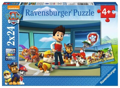 Ravensburger Puzzle 2x 24 T Paw Patrol: Hilfsbereite