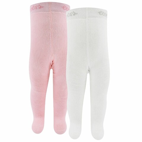 Ewers Thermostrumpfhose 2er Pack Uni rosa/latte