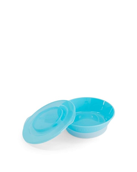 TWISTSHAKE Schüssel 6+ Monate – Pastellblau, BPA-frei, rutschfest - Wie neu