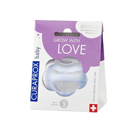 CURAPROX baby Schnuller Gr. 2 von Anfang in blau