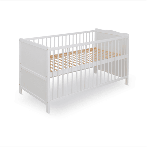 Urra Komplettbett Pinguin 70x140 cm weiß – Kinderbett mit Matratze - Wie neu