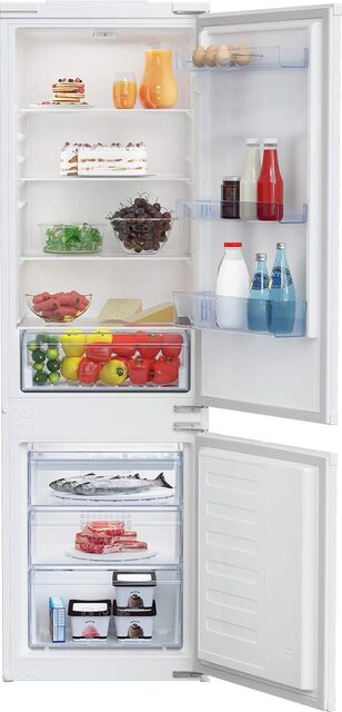 Beko BCSA285K4SN Kühl-Gefrierkombination weiß
