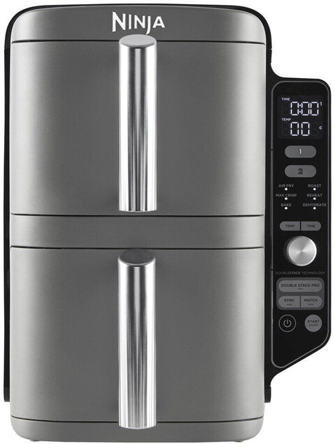 Ninja SL400EU Double Stack Heißluftfritteuse silber
