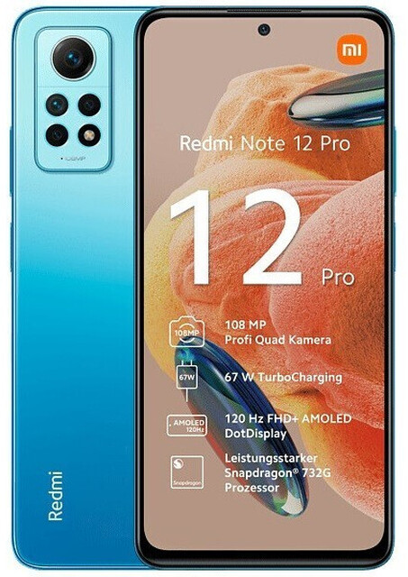 Xiaomi Redmi Note 12 Pro 256GB Dual-SIM glacier blue