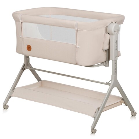 lionelo Beistellbett Leonie  Plus Beige Sand