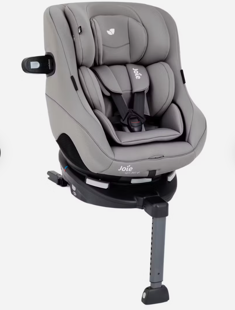 Joie Spin 360 GT Reboarder Kindersitz Gray Flannel – 360° drehbar - Wie neu