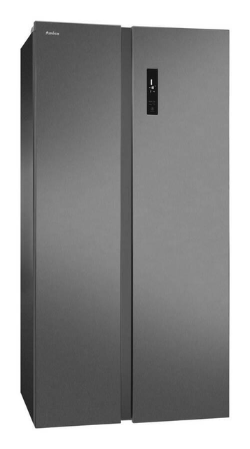 Amica FY5119.3DFBX Side-by-Side Kühlschrank grau 562L NoFrost - Neu