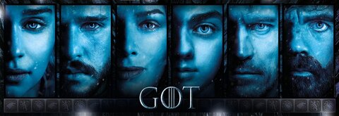 Clementoni Game of Thrones Panorama Puzzle 1000-tlg.