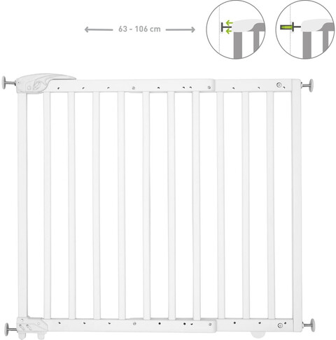 Badabulle Türschutzgitter Deco Pop White