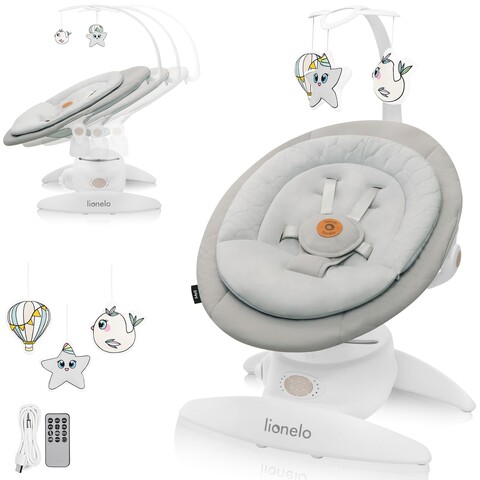 Lionelo Schaukel Mell Babywippe beige sand