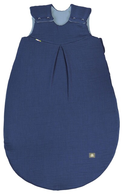 odenwälder Musselin Schlafsack wattiert spaceblue