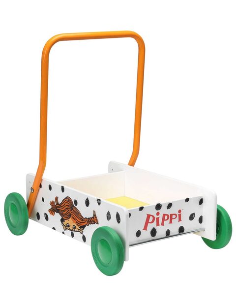 Pippi Lauflernwagen gepunktet – Holzspielzeug für Babys ab 10 Monaten - Neu