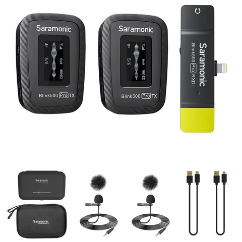 Saramonic Blink 500 Pro B4 – Kabelloses Lavalier-Mikrofonsystem für iOS - Neu