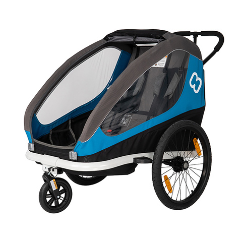 Hamax Traveller Fahrradanhänger grau 13 kg