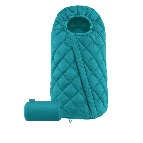 Cybex GOLD Fußsack SNØGGA Mini River Blue – Universell für Babyschalen - Neu