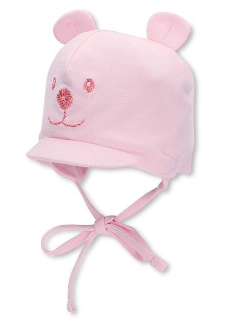 Sterntaler Schirmmütze rosa – Bio-Baumwolle, UV-Schutz 50+, Nackenschutz - Neu