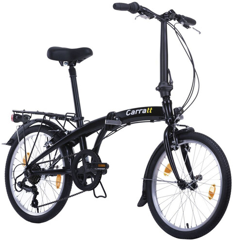 Carratt Alu Faltrad 20 Zoll 7-Gang Revoshift schwarz
