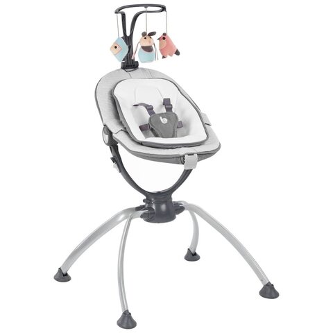 Babymoov Swoon Up Babywippe Höhenverstellbarer Liegestuhl graphik
