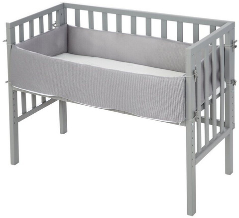 Roba 2in1 safe asleep Kinder Beistellbett Babybett grau