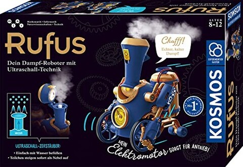 Kosmos Rufus - Dein Dampf Roboter mit Ultraschall Technik