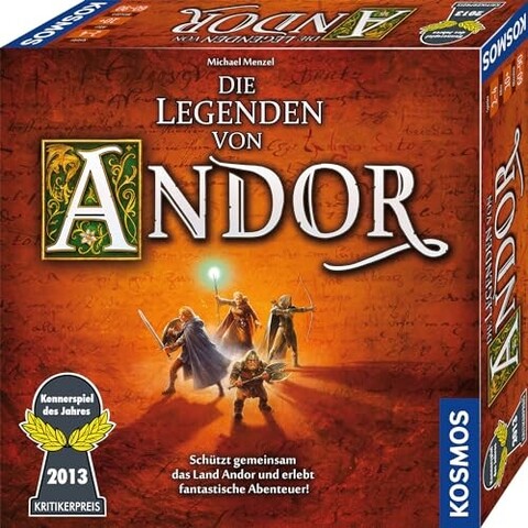 KOSMOS Die Legenden von Andor Brettspiel