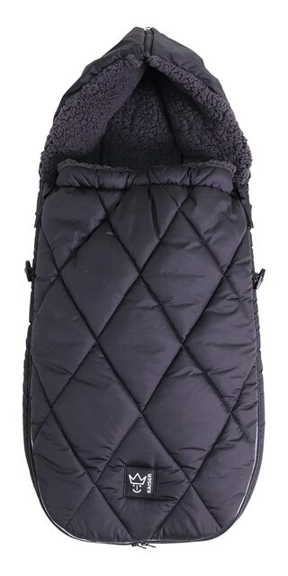 Kaiser Winterfußsack XL TOO Schwarz Warm Kinderwagen Babyschale Winter