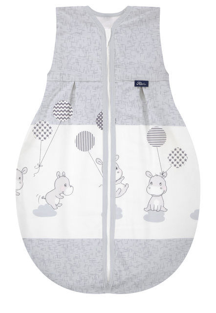ALVI Kugelschlafsack Molton Hippo – Sommerschlafsack für Babys - Wie neu