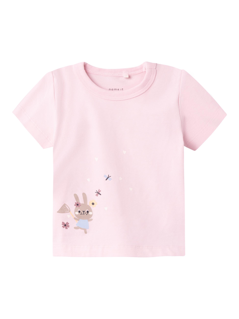 name it T-Shirt Nbfhoria Parfait Pink