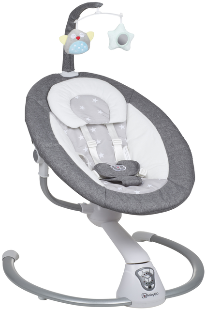 babyGO Babywippe Homey  Grey