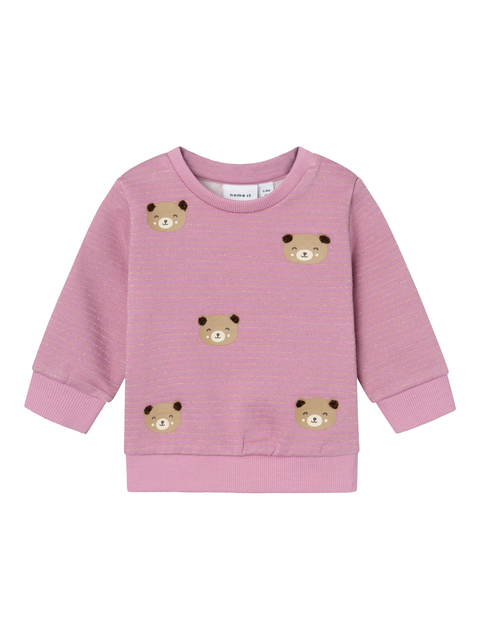 name it Sweatshirt Nbfolvine Mauve Orchid