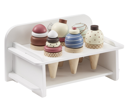 Kids Concept® Eis-Set aus Holz – Spielzeug für Kinder ab 3 Jahren - Neu