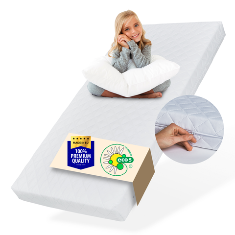 Kids Collective Kindermatratze 90x200 cm weiß ohne Spannbettlaken - Wie neu