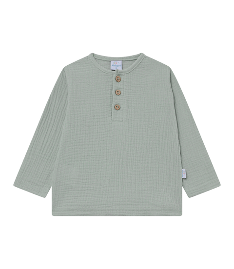 Kindsgard Musselin Langarmshirt solmig mint – Baby Langarmshirt - Neu