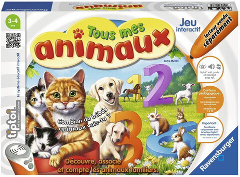Ravensburger tiptoi Spiel Alle meine Tiere