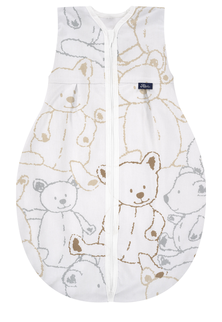 ALVI Kugelschlafsack Molton Teddy 1961 – Bio-Baumwolle, 0,5 TOG - Neu