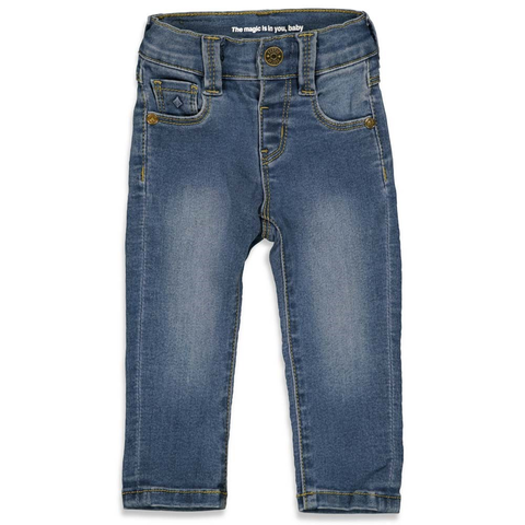 Feetje Slim Fit Jeans Blue Denim Größe 74 – Bequeme Babyhose - Neu