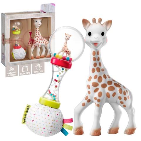 Sophie La Girafe Multi-Geschenk-Set Baumwolle Gummi mehrfarbig